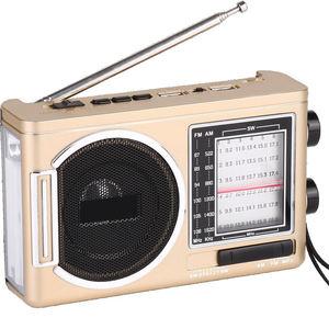 วิทยุเครื่องเล่น MP3แบบพกพาพร้อมไฟฉาย LED มีคุณสมบัติหลากหลายแบบทำจากพลาสติกทนทาน - Product Image 5