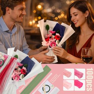 Kit de Arte Floral Poppy Studio, Colección Definitiva de 100 Piezas, Limpiapipas de Poliéster Mixto, Envoltorios Premium, Manualidades AllFinishing - Product Image 5