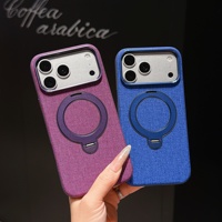 Coque de protection pivotante à texture toile pour iPhone 18 Pro Max, nouveau modèle 17 Pro, style haut de gamme Apple, magnétique 16, 15