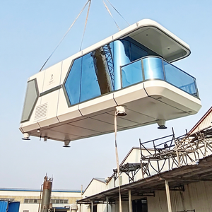 Cabine Préfabriquée Modulaire en Panneaux Aluminium-Plastique pour Espace d'Activités, Modèle Future Cabin, pour Résidence en Plein Soleil, Aviation BB, Populaire auprès des influenceurs - Product Image 1