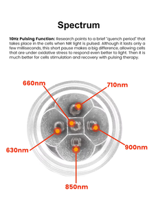 Tête de longueur d'onde de qualité médicale 5 avec stylo de thérapie par lumière rouge à fibres optiques blanches et infrarouges 1 torche cible Led 850nm Vision nocturne - Product Image 3