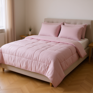 Novo Ultra Light <b>Double</b> Berry Quilt 235x240 Cm Microfiber Reversible Home <b>Bedding</b> - Product Image 2