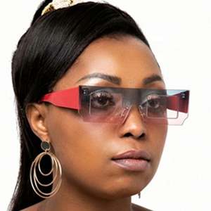 Gafas de Sol Rectangulares de Moda con Degradado, Gafas de Sol Cuadradas para Mujer con Protección UV400, Novedad en Venta 2021 - Product Image 2