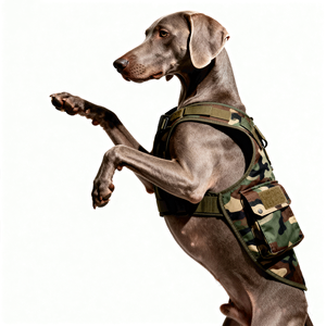 Luxus Designer verstellbare Nylon Outdoor Haustier Weste Heavy Duty Original Tactical Cooling Training Jagd Haustier Halsband Hunde geschirr - Product Image 2