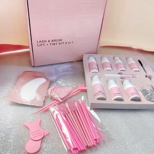 Kit professionnel de stratification des sourcils Lifting rapide des cils Henné Crème teintée pour les sourcils Marque privée Produit de gros Kit 4 en 1 pour lifting des cils - Product Image 4