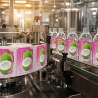 Etiquetas Personalizadas para Botellas de Bebidas en Rollo, Adhesivo Impermeable, Bajo MOQ, Impresión en Papel Sintético para Bebidas Deportivas