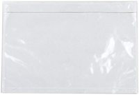 Enveloppes de la liste d'emballage, 115x140mm, pochettes transparentes auto-adhésives étanches à charge supérieure, étiquettes de livraison antidérapantes, 50 pièces