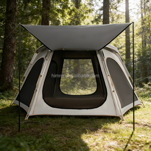Carpa Hexagonal para Acampar al Aire Libre para 4-6 Personas, Apertura Automática Rápida, Carpas Impermeables y Resistentes al Viento para Acampar al Aire Libre - Product Image 2