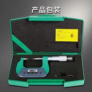 Micrómetro de punta tipo inglés INSIZE 3230-25AC 0-100 mm Resolución 0.01 mm China - Product Image 1