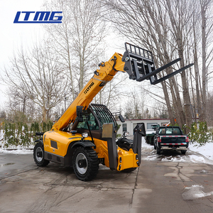 LTMG 7m 14m 10,5 M Altura de elevación Telehandler <span class=keywords><strong>4</strong></span>*<span class=keywords><strong>4</strong></span> Carretilla elevadora diesel 3,5 Ton 3ton <span class=keywords><strong>4</strong></span> Ton Carretilla elevadora telescópica con limitador de par - Product Image 1