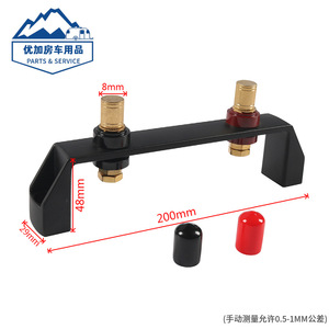 Car <b>Battery</b> Jump Start <b>Terminal</b> Relocation Kit With Remote Charging Cable 12V 24V - Product Image 2