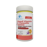 Tabletas Masticables de Vitamina C con Astaxantina de Haematococcus Pluvialis, Semilla de Uva y Niacinamida, Marca OEM Personalizada, Color Azul, Hechas en Shandong