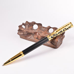 Bolígrafo de Metal de Lujo con Logotipo Personalizado, Bolígrafo de Diseño Hueco con Relieve, Bolígrafos de Gel de Alta Calidad, Regalos Empresariales - Product Image 3