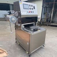 Vacuum Packaging Machine Modified Atmosphere Tray Sealer for Food Meat Fish Ready Meal Nitrogen Gas Filling Traysealer
