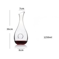 Carafe à vin en verre en forme de goutte d'eau JH 2026 pour cadeau de mariage, avec logo personnalisable, idéale pour le whisky