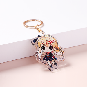 Porte-clés en acrylique personnalisé <span class=keywords><strong>Hello</strong></span> <span class=keywords><strong>Kitty</strong></span>, designs mignons d'anime, marchandises promotionnelles K-<span class=keywords><strong>pop</strong></span> avec porte-clés BTSS - Product Image 1