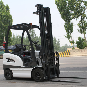 Xe nâng điện 1.2t với điều khiển từ xa tự tải lốp rắn cho các ứng dụng offroad thiết kế cánh tay di động và cong - Product Image 1