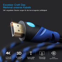 Connecteurs or 8K support de câble HDMI 1080p 2160p 4K x 2K