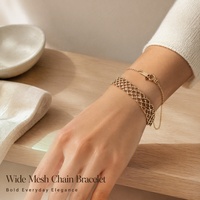Bracelet élégant pour homme, breloque en or massif 18 carats, largeur 7,7 mm, perles en dentelle, cadeau exquis