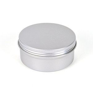 Caja Redonda de Aluminio Metálico de 30 ml para Crema Facial y Aceite Esencial, Envase Cosmético Personalizable en Color - Product Image 1