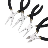 Ensemble de pinces à bijoux, matériaux de bricolage faits à la main, pinces à couper les fils/câbles métalliques, perlage