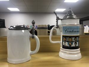 0.5L Sublimación Cerámica Cerveza Stein con tapa de <span class=keywords><strong>peltre</strong></span> Venta al por mayor <span class=keywords><strong>Taza</strong></span> de cerámica - Product Image 2