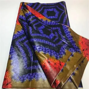 Hot Sale Garment Textile Mauritania African Damask Bazin Bazin Fabric From India