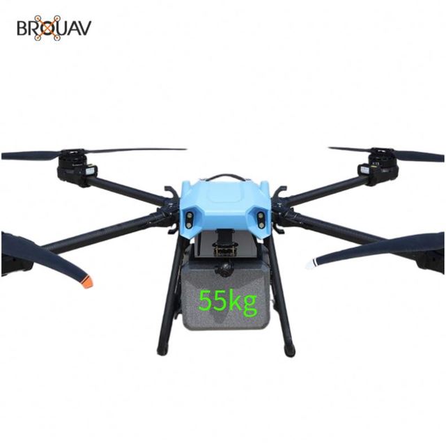 BROUAV Y60 Heavy-Lift 30KG/55KG Payload Commercial Transport Drone with Remote Control for Expert Operator Supply Chain Delivery