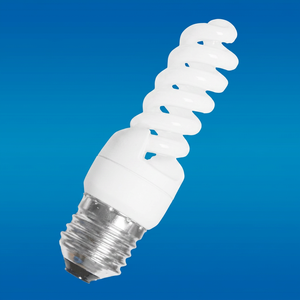 หลอดประหยัดพลังงาน CFL แบบเกลียวเต็ม E27 6000K 8000 ชั่วโมง 80lm/W CRI 80 AC 220V ฐานพลาสติก รับประกัน 2 ปี 1040 ลูเมนส์ - Product Image 1