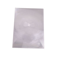 Feuille grossissante Taille 245x170mm Lentille de Fresnel en PVC pleine page Loupe de lecture en plastique