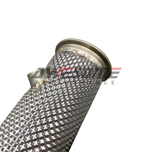 Tubería de Escape de Acero Inoxidable de Alto Rendimiento para Maserati <span class=keywords><strong>MC20</strong></span> <span class=keywords><strong>Cielo</strong></span> 3.0T V6 OPF, Tubos Rectos con Protección Térmica - Product Image 3