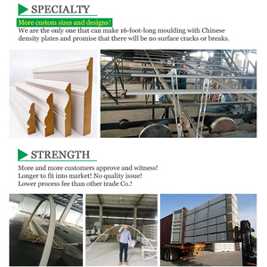 <span class=keywords><strong>MDF</strong></span> Trần Cornice Gesso Ảnh Tranh Tranh Khung Sơn Lót Sàn Mouldings Sợi - Product Image 5