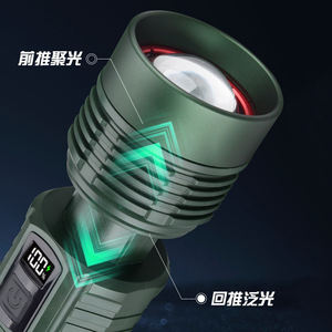 Перезаряжаемый светодиодный фонарь YesFire, водонепроницаемый (IP65), 1000+ люмен, с регулируемым лучом и зумом, высокий CRI 90, для кемпинга, походов, рыбалки - Product Image 6