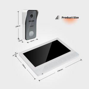 Kit de vidéophone 4 fils avec écran 7 pouces, design résistant aux intempéries, installation facile, moniteur IPS, réglage du volume et de la luminosité - Product Image 3
