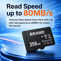 Tarjetas de Memoria Mini SD de Alta Velocidad al por Mayor de Fábrica, Personalizadas, de 16GB, 32GB, 64GB, 128GB, 256GB y 512GB para Teléfonos Celulares