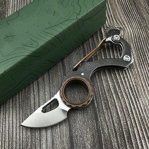 Mini couteau de poche multifonctionnel EDC 9082, lame 8Cr13Mov, couteau porte-clés pour l'extérieur, randonnée, camping, survie - Product Image 2