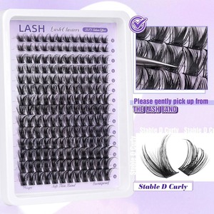<span class=keywords><strong>Cils</strong></span> en grappes naturels épais à succès, 10-18mm, <span class=keywords><strong>cils</strong></span> segmentés pour un effet salon DIY, kit de <span class=keywords><strong>cils</strong></span> personnels en fibres douces, faciles à poser - Product Image 6