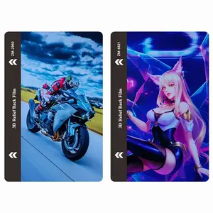 3D cứu trợ nổi da đẹp Sticker trống Hydrogel tấm bìa sau bảo vệ phim cho điện thoại di động tùy chỉnh bọc