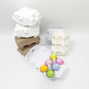 Confezioni per Uova Ecologiche a 6 Scomparti 100% Biodegradabili in Polpa di Carta Modellata per Alimenti Marca <span class=keywords><strong>OUTIN</strong></span> Modello E6 - Product Image 6