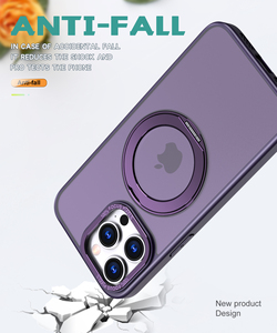 Leyi nuovi prodotti 2023 custodia antiurto <span class=keywords><strong>viola</strong></span> custodia magnetica invisibile custodia per telefono opaca traslucida per <span class=keywords><strong>iphone</strong></span> 15 <span class=keywords><strong>14</strong></span> <span class=keywords><strong>pro</strong></span> max - Product Image 3