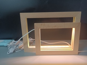 Hiện Đại LED Khung Ảnh Cho Nhà Hình Chữ Nhật Hình Dạng Pin-Powered Cho Phòng Ngủ Trung Kích Thước Đèn - Product Image 4