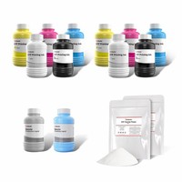 Kit de nettoyage et de protection d'encre CMKYW InkSonic pour imprimante DTF Xp600 8550, encre DTF, entrepôt américain