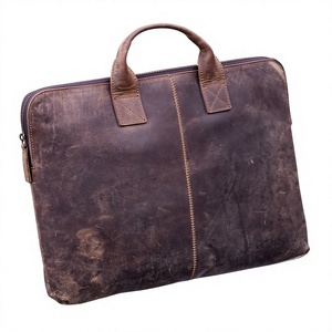 Vintage Style Genuine Leather Laptop <b>Bags</b> & Covers Affordable Price Low Moq OEM ODM Durable Designs Leather Handbags For office - Product Image 1