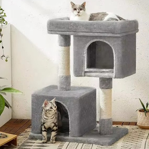 Centro de Actividades Moderno y Estable de Fibra de Sisal con Múltiples Niveles y Gran Espacio, Protector de Muebles, Rascador para Gatos, Torre para Gatos - Product Image 2