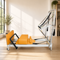Machine de Pilates professionnelle haut de gamme avec plateforme à ressorts et système de poulies à cordes réglables pour usage en studio ou en salle de sport