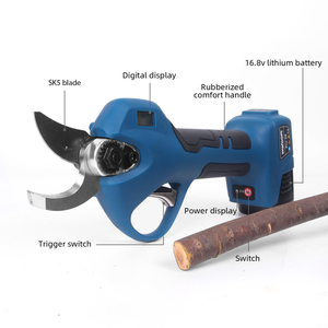 Sécateur électrique professionnel pratique à batterie au lithium rechargeable 21V, sécateur de jardinage avec kit d'accessoires - Product Image 3