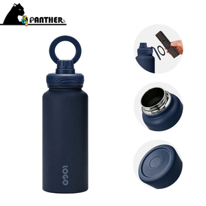 Botella de Agua Personalizada, Termo de Acero Inoxidable, Botella de Agua con Aislamiento Doble, Logotipo, 750 ml, Botella de Agua con Aislamiento al Vacío con Soporte - Product Image 1