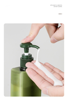 Bouteille en plastique carrée PP de 250 ml avec pompe à pression pour shampoing, étiquette privée personnalisée, modèle DC-460, impression sérigraphique