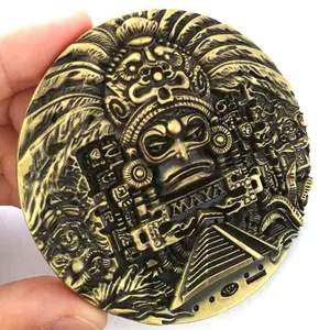 주문 특별한 고풍스러운 작풍 수집 3D 동물성 동전 금속 기념품 동전