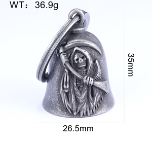 Campana de Motocicleta con Logotipo Personalizado, Campana de Seguridad de Acero Inoxidable 316, Colgantes de Campana para Motociclistas, Regalos para Motociclistas - Product Image 4